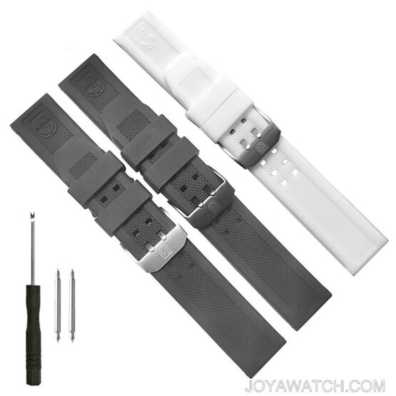 23mm Luminox Rubber Watch Band Silicone Replacement Strap 3050 3150 3180