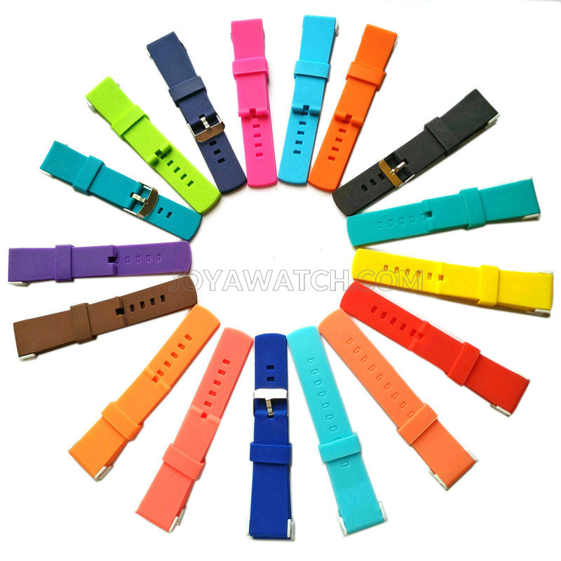 25mm 28mm Fashion Colorful Puma Style Silicone Watch Bands - Joyawatch