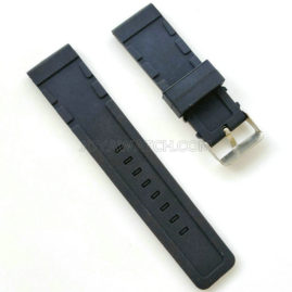 20/22/24/26/28/30mm Silicone Rubber Watch Band Pin Buckle Old Style JY91011