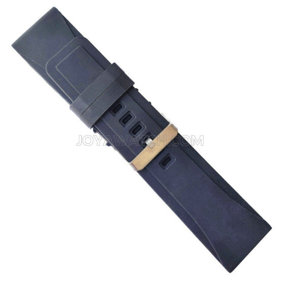 20/22/24/26/28/30mm Silicone Rubber Watch Band Pin Buckle Old Style JY91011