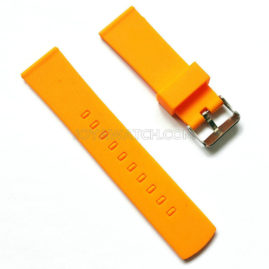 22mm Flat Surface Silicone Rubber Watch Band Fashion Watch Strap JY91018