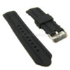 22mm Flat Surface Silicone Rubber Watch Band Fashion Watch Strap JY91018