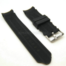 22/24mm Curved End Silicone Rubber Watch Band Fashion Bracelet Strap JY91019