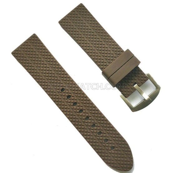 24mm Fashion Design Silicone Rubber Watch Band Replacement Strap JY91029