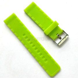 22mm Waved Pattern Silicone Rubber Watch Band Fashion Strap JY91030