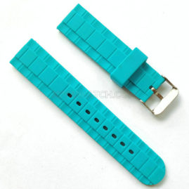16/18/20/22/24mm Fashion Waved Pattern Silicone Rubber Watch Band Strap JY91033