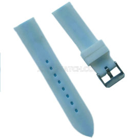 20mm Dual Colors Waved Pattern Silicone Rubber Watch Band For Geneva Strap JY91035