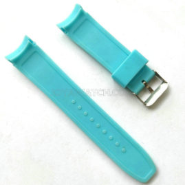 20/22/24mm Curved End Waved Silicone Rubber Watch Band Fashion Strap JY91040