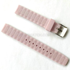 16mm Fashion Style Silicone Rubber Watch Band Strap For Ladies Watch JY91041
