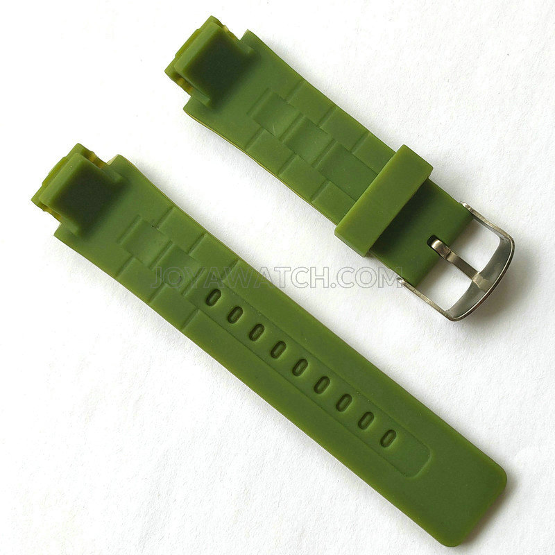 16mm Bulgy Lug Waved Silicone Rubber Watch Band Luxury Watch Strap JY91042 16mm Bulgy Lug Waved Silicone Rubber Watch Band Luxury Watch Strap JY91042