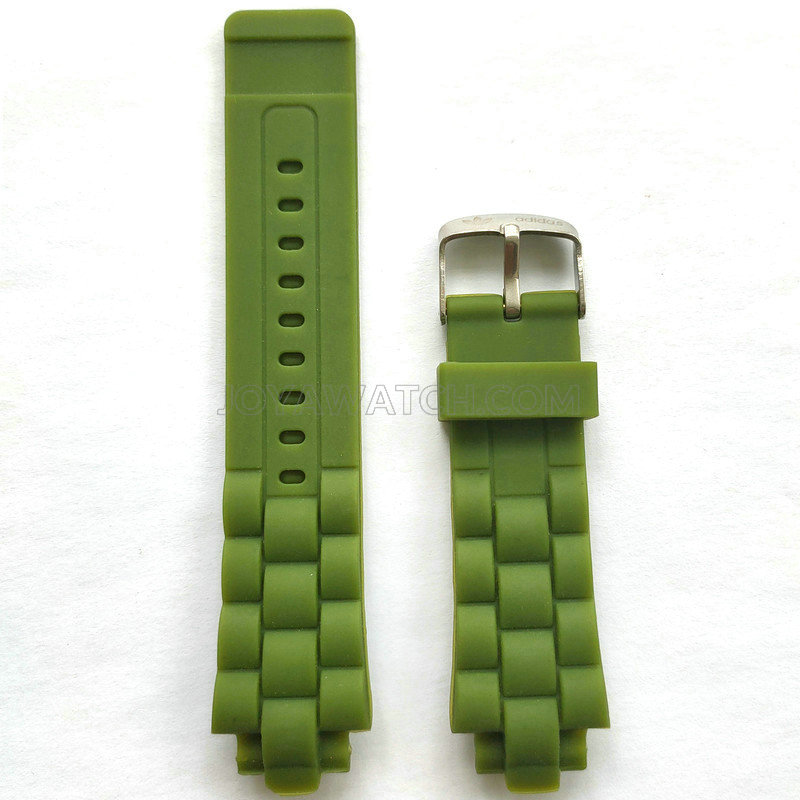 16mm Bulgy Lug Waved Silicone Rubber Watch Band Luxury Watch Strap JY91042 16mm Bulgy Lug Waved Silicone Rubber Watch Band Luxury Watch Strap JY91042