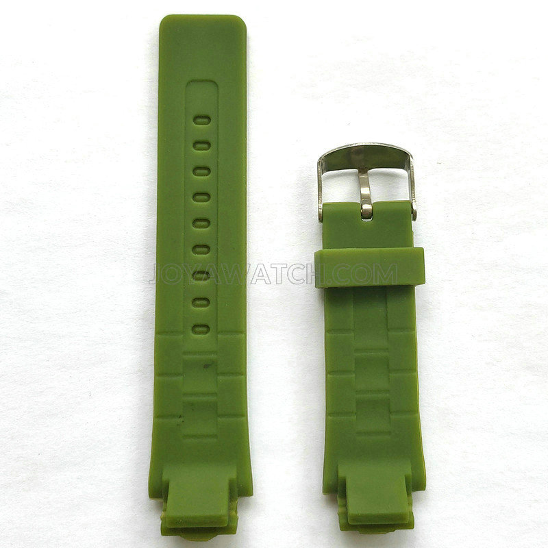 16mm Bulgy Lug Waved Silicone Rubber Watch Band Luxury Watch Strap JY91042 16mm Bulgy Lug Waved Silicone Rubber Watch Band Luxury Watch Strap JY91042