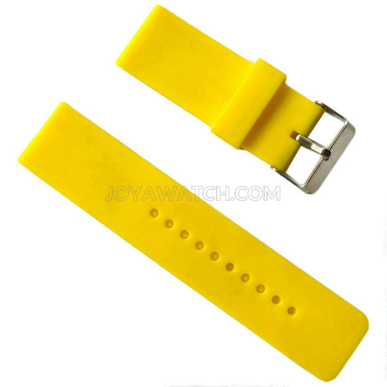 18/20/22/24mm Simple Thin Silicone Rubber Watch Band Fashion Strap JY91045