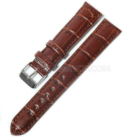 14/16/18/20/22/24mm Cheap Black Brown Leather Watch Band Strap JY93003