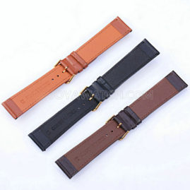 16/18/20/22/24mm Cheap Black Brown Coffee Leather Watch Band Strap JY93004