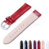 12/14/16/18/20/22/24mm Multi Colors Leather Watch Band Thin Strap JY93014