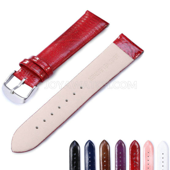 12/14/16/18/20/22mm Colorful Cow Patent Leather Watch Band Strap JY93016