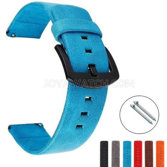 18/20/22/24mm Vintage Cow Leather Watch Band Strap for Samsung Gear S3 Iwatch JY93018