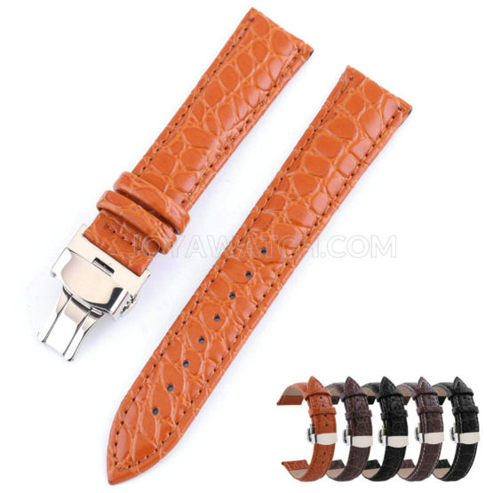 12/13/14/15/16/17/18/19/20/21/22/24mm Genuine Full Grain Leather Watch Band Strap JY93021