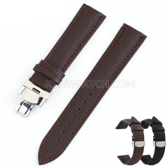 12/14/16/18/20/22/24mm Textured Genuine Leather Watch Band Strap Wholesale JY93022