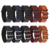 14/16/18/20/22/24mm Nato Zulu Genuine Leather Watch Band One Piece Strap Bracelet JY93024