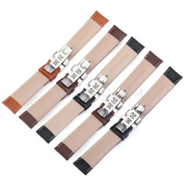 12/13/14/15/16/17/18/19/20/21/22/24mm Genuine Cow Leather Watch Band Strap JY93025