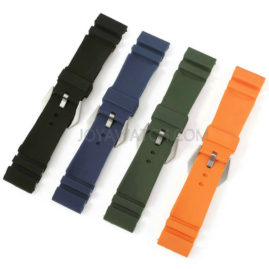 22/24mm Silicone Rubber Watch Band for Panerai Strap Black Blue Orange Green JY91501