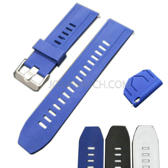 18/20/22/24mm Quick Release Silicone Rubber Watch Band Simple Replacement Strap JY91522