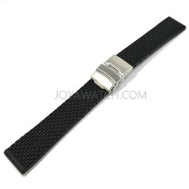 18/20/22/24mm Quick Release Folding Clasp Silicone Rubber Watch Band Fashion Strap JY91528