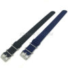 18/20/22/24mm Dual Color Folding Clasp Silicone Rubber Watch Band Stripe Strap JY91531