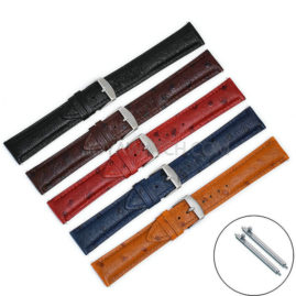 18/20/22mm Full Grain Cowhide Leather Watch Band Quick Release Strap for Smart Watch
