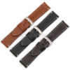 18/20/22mm Full Grain Cowhide Leather Watch Band Quick Release Strap for Smart Watch