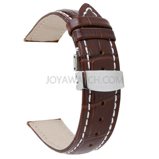 Wholesale Best Leather 18 mm Wristwatch Band JS-17-SS_K0029627 main image 1