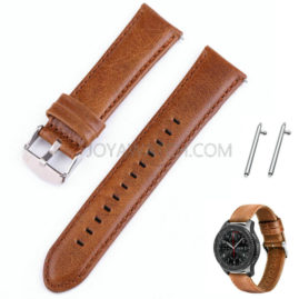 18/20/22/24mm Genuine Cowhide Leather Watch Band Strap for Moto Samsung S3