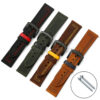 18/20/22/24mm Quick Release Full Grain Leather Watch Band Strap Huawei Samsung