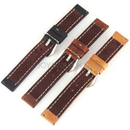 20/22/24mm Quick Release Vintage Leather Watch Band Strap Wholesale for Most Watches