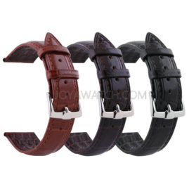 14/16/18/20/22/24mm Alligator Genuine Leather Watch Band Textured Strap Wholesale OEM
