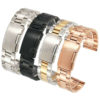 18/20/22/24/26/28/30mm Folding Clasp Solid Stainless Steel Watch Band Wholesale JY94010