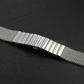 18/20/22/24mm Stylish Mesh Stainless Steel Watch Band Replacement Bracelet JY94014