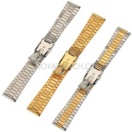 12/14/16/18/20mm Solid Stainless Steel Watch Band Men Women Replacement Band Gold JY94016