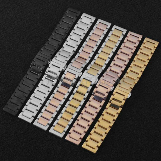 12/14/16/17/18/19/20/21/22/24/26mm Folding Butterfly Clasp Stainless Steel Watch Band JY94018