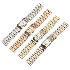18/20/22/24mm Silver Gold Solid Stainless Steel Watch Band Wholesale Replacement JY94023