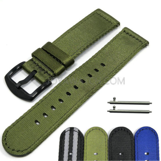 20/22mm Quick Release Nylon Strap Watch Band for DW Timex Seiko JY95010