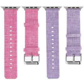 38/42mm Fashion Fabric Canvas Watch Strap Band for Apple iWatch 1/2/3/4 JY81006