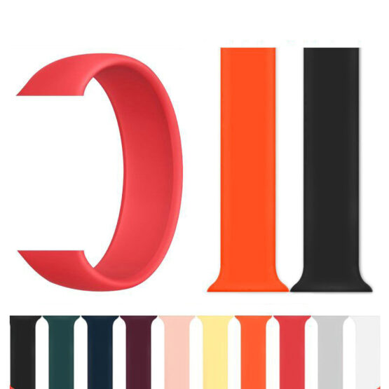 38/40/42/44mm Silicone Rubber Strap Bracelet for Apple iWatch 2/3/4/5/6/SE JY81011