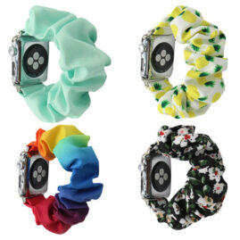 38/42mm Fashion Fabric Silk Watch Band Bracelet for Apple iWatch 4/5/6 JY81014