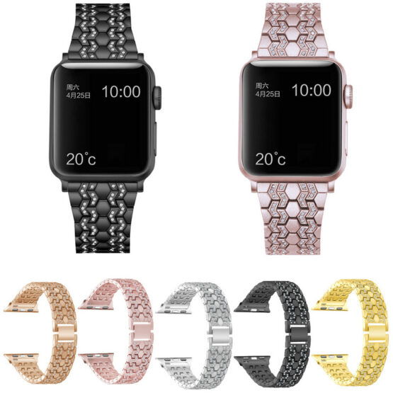 38/42mm Fashion Metal Alloy Watch Band for Apple iWatch 3/4/5/6 JY81017