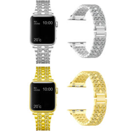 38/42mm Fashion Metal Alloy Watch Band for Apple iWatch 3/4/5/6 JY81017