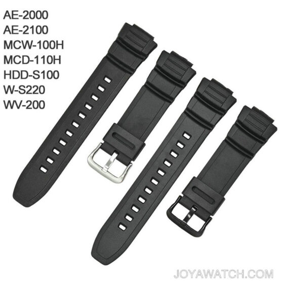 PU Rubber Watch Band for G-shock MCW-100H/110H W-S220 HDD-S100 JY82014