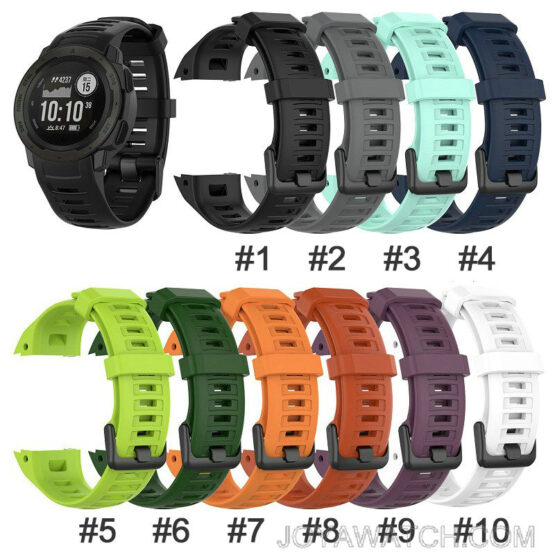 Silicone Rubber Strap for Garmin Instinct Esports Protective Cover